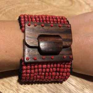 Vintage Beaded Cuff ❤️Buy 2 items, get 1 free!!!❤️
